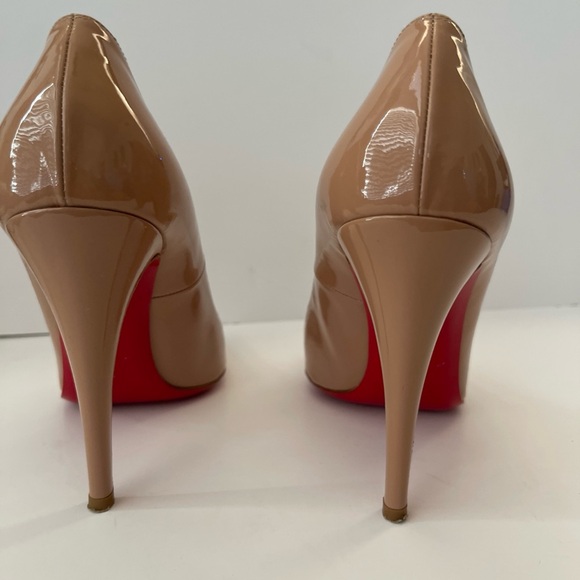 Christian Louboutin Heel Pump Beige Heel Size42 11.5 US - Picture 3 of 12